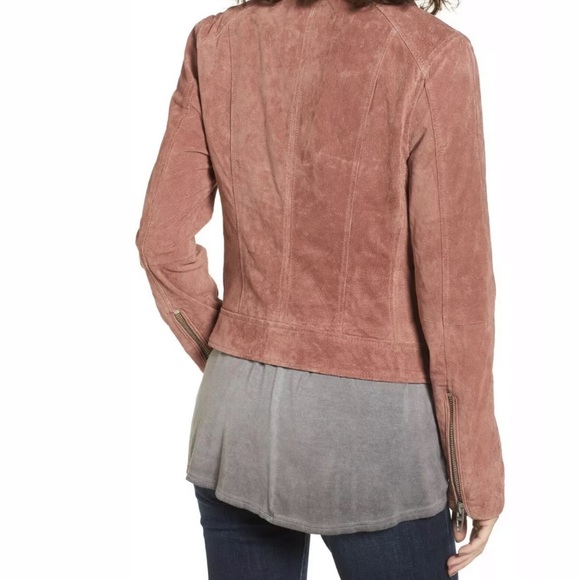 New BLANK NYC Suede Leather Moto Jacket Size XS - Picture 3 of 9